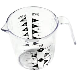 Chef Craft 2 cups Plastic Clear Measuring Cup