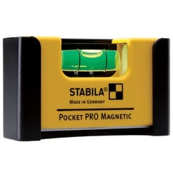 STABILA 3 in. Aluminum Magnetic Pocket Level 1 vial