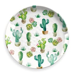 TarHong Multicolored Melamine Desert Garden Serving Platter 1 pc