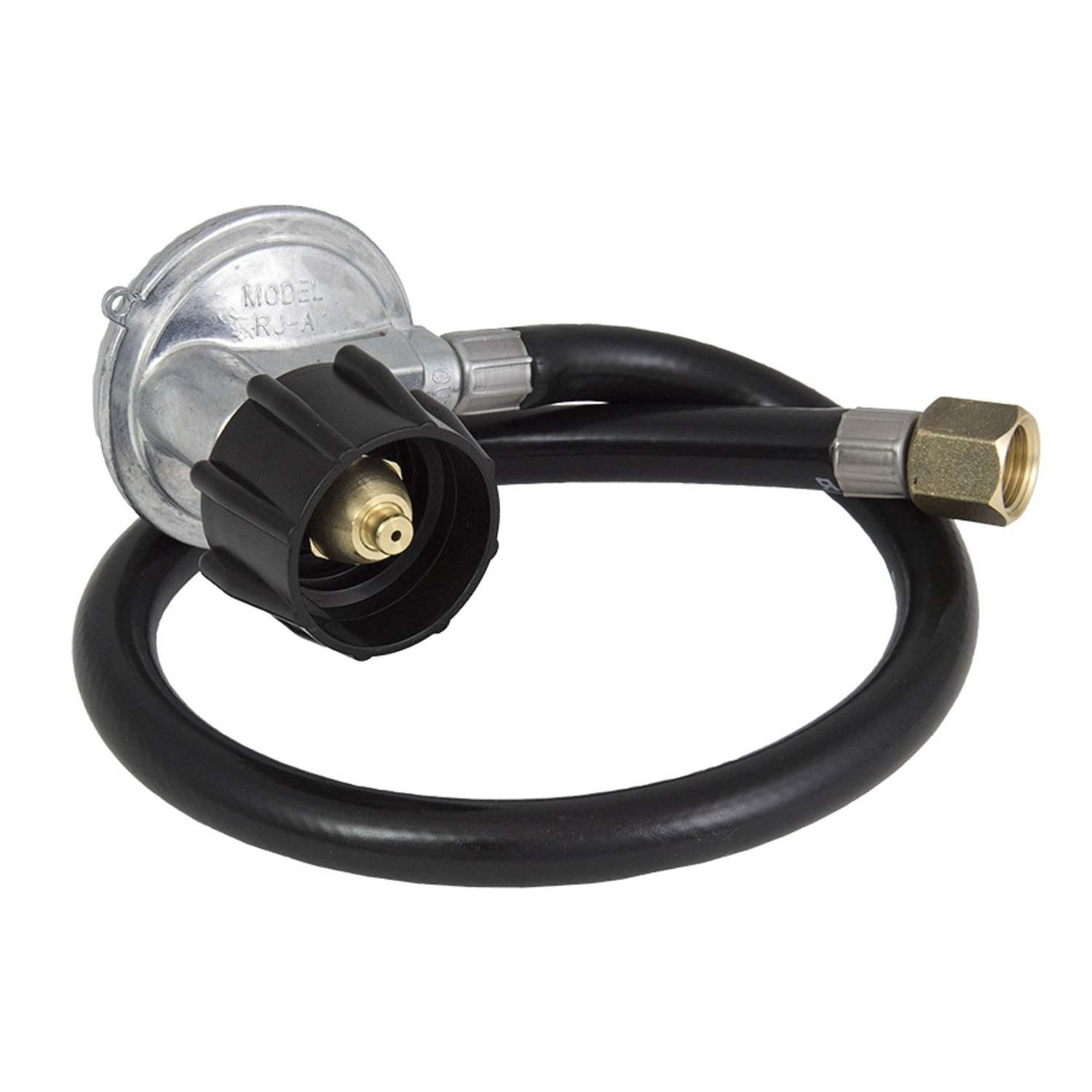 Char Broil Rubber Gas Line Hose and Regulator 23.5 in. L X 3.75 in