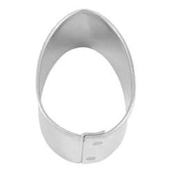 R&M International Corp 1 in. W X 1 in. L Mini Easter Egg Cookie Cutter Silver 1 pc