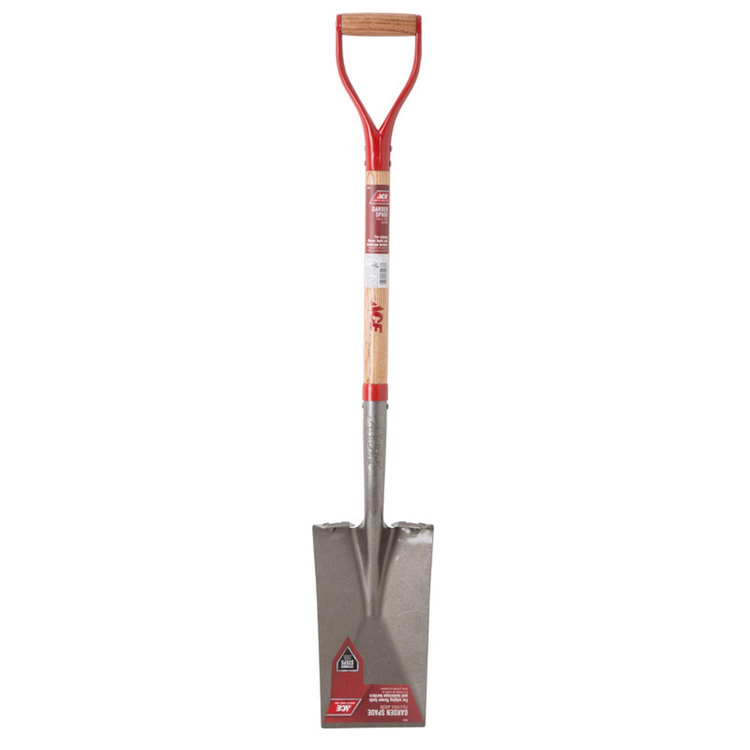 Ace 41.5 in. Steel Garden Spade Wood Handle Mfr# 70033 - Ace