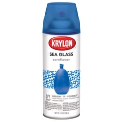 Krylon Sea Glass Semi-Translucent Cornflower Spray Paint 12 oz