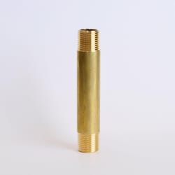 ATC 3/8 in. MPT 3/8 in. D MPT Yellow Brass Nipple 3-1/2 in. L