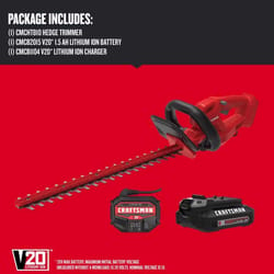 Craftsman battery hedge online trimmer