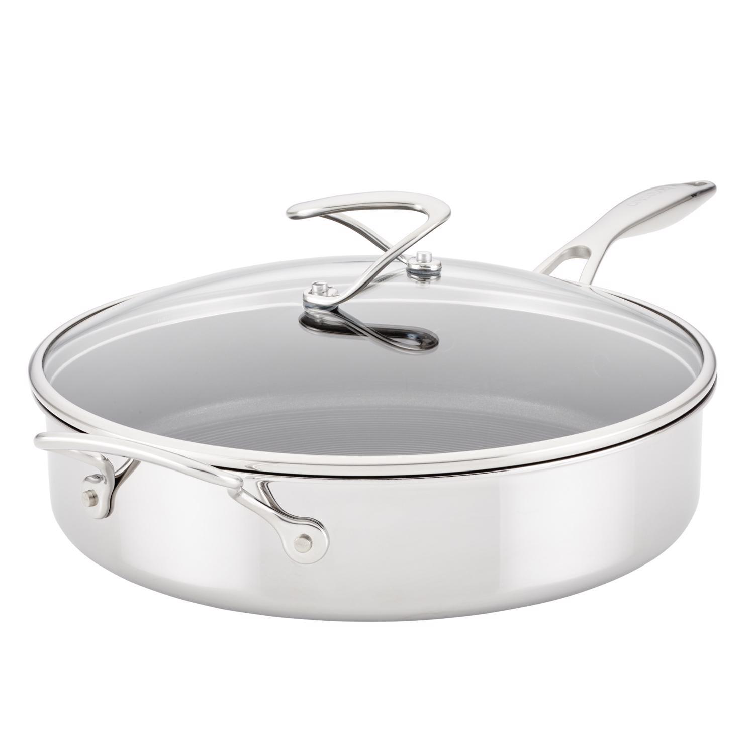 Circulon Stainless Steel Fry Pan 12.5 in. 5 qt Silver Sansujyuku sansujyuku.com