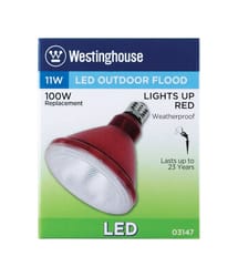 Westinghouse PAR38 E26 (Medium) LED Bulb Red 100 W 1 pk