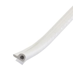 M-D BUILDING PRODUCTS White EPDM Rubber Foam Weather Stripping Tape For Doors and Windows 204 in. L
