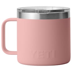YETI Rambler 14 oz Sandstone Pink BPA Free Mug with MagSlider Lid