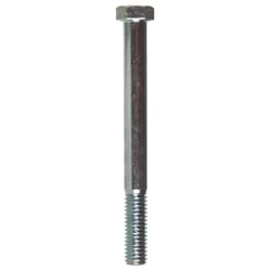 HILLMAN 7/16 in. D X 4-1/2 in. L Heat Treated Zinc Steel Hex Head Cap Screw 25 pk