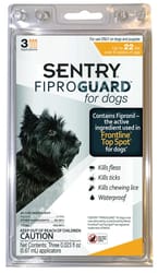 Sentry Fiproguard Liquid Dog Flea Treatment 9.70% Fipronil and 90.30% Other Ingredients 0.023 oz