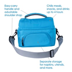 Bentgo Deluxe Blue 1 gal Lunch Bag Cooler