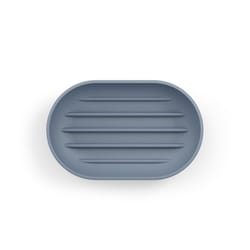 Umbra Touch Matte Slate Blue Plastic Soap Dish