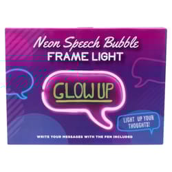 Fizz Light Up Neon Effect Message Frame 1 pk