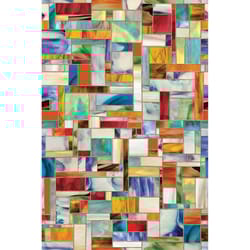 Artscape Multicolored Montage Indoor and Outdoor Window Film 24 in. W X 36 in. L