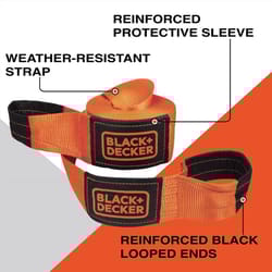 Black+Decker Easy By Design 20000 lb. cap. 30 ft. Recovery Strap