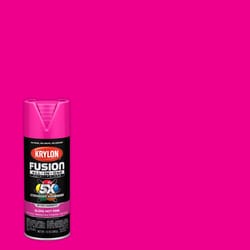 Krylon Fusion All-In-One Gloss Hot Pink Paint+Primer Spray Paint 12 oz