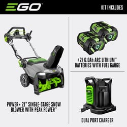 EGO Power+ SNT2134 21 in. Single stage 56 V Battery Snow Blower Kit (Battery & Charger)