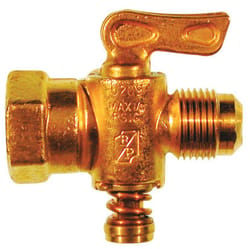 JMF Company 1/2 in. Female X 1/2 in. D Male Brass Flare Valve