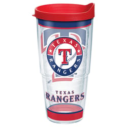 Tervis MLB 24 oz Texas Rangers Multicolored BPA Free Tumbler with Lid