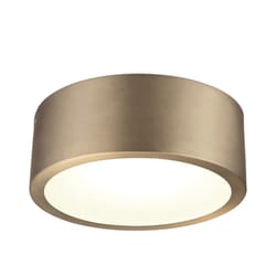 Globe Electric Edinburg 4 in. H X 10.2 in. W X 10.2 in. L Matte Bronze Ceiling Light