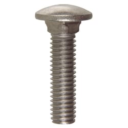 HILLMAN 0.375 in. X 1-1/2 in. L Stainless Steel Carriage Bolt 25 pk