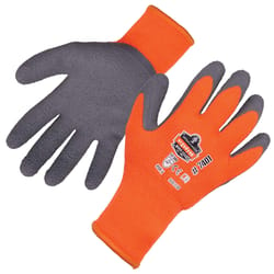 Ergodyne ProFlex Unisex Coated Lightweight Winter Work Gloves Orange XL 1 pair