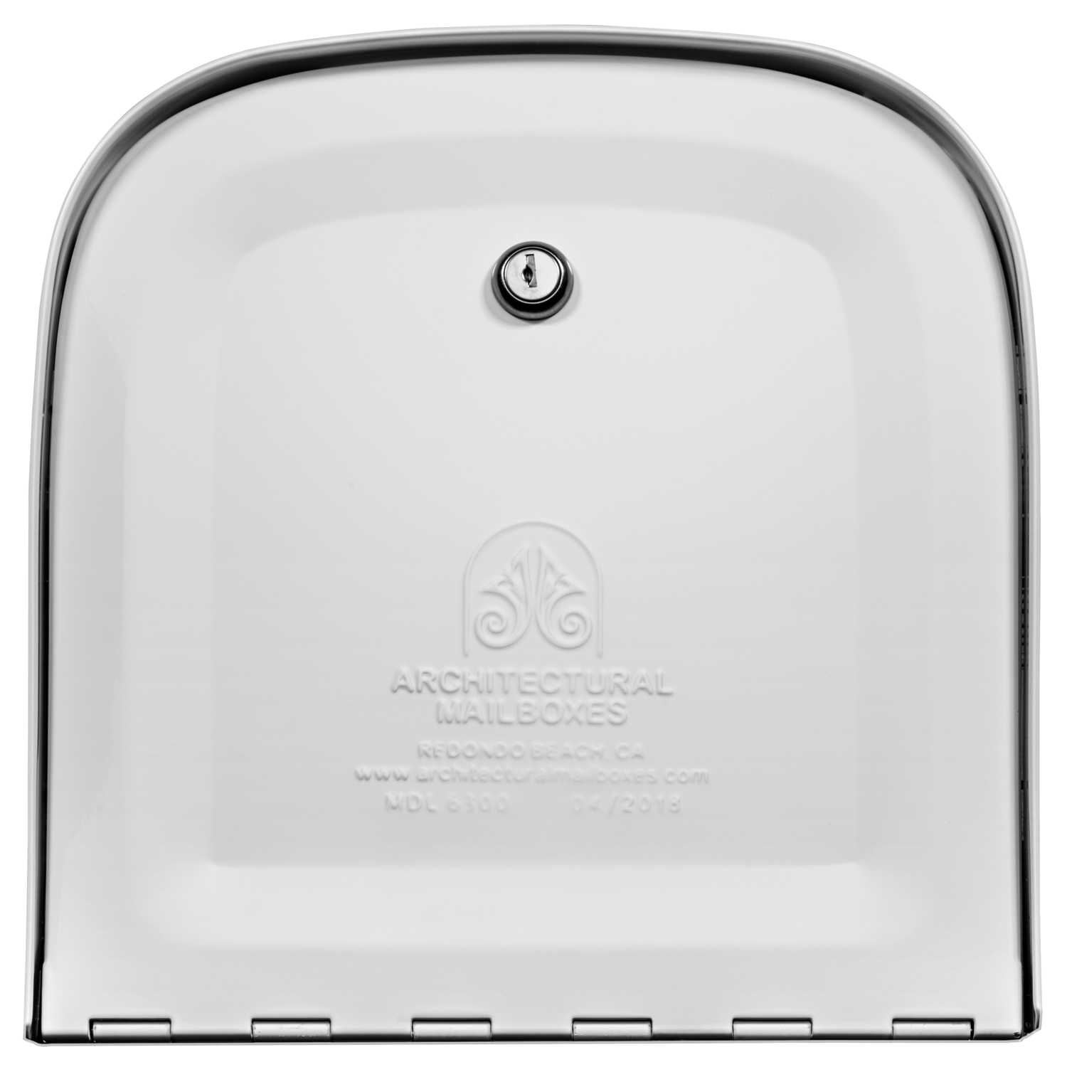 Architectural Mailboxes Oasis Galvanized Steel Post Mounted White