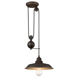 Westinghouse Iron Hill Oil Rubbed Bronze Brown 1 lights Pulley Pendant
