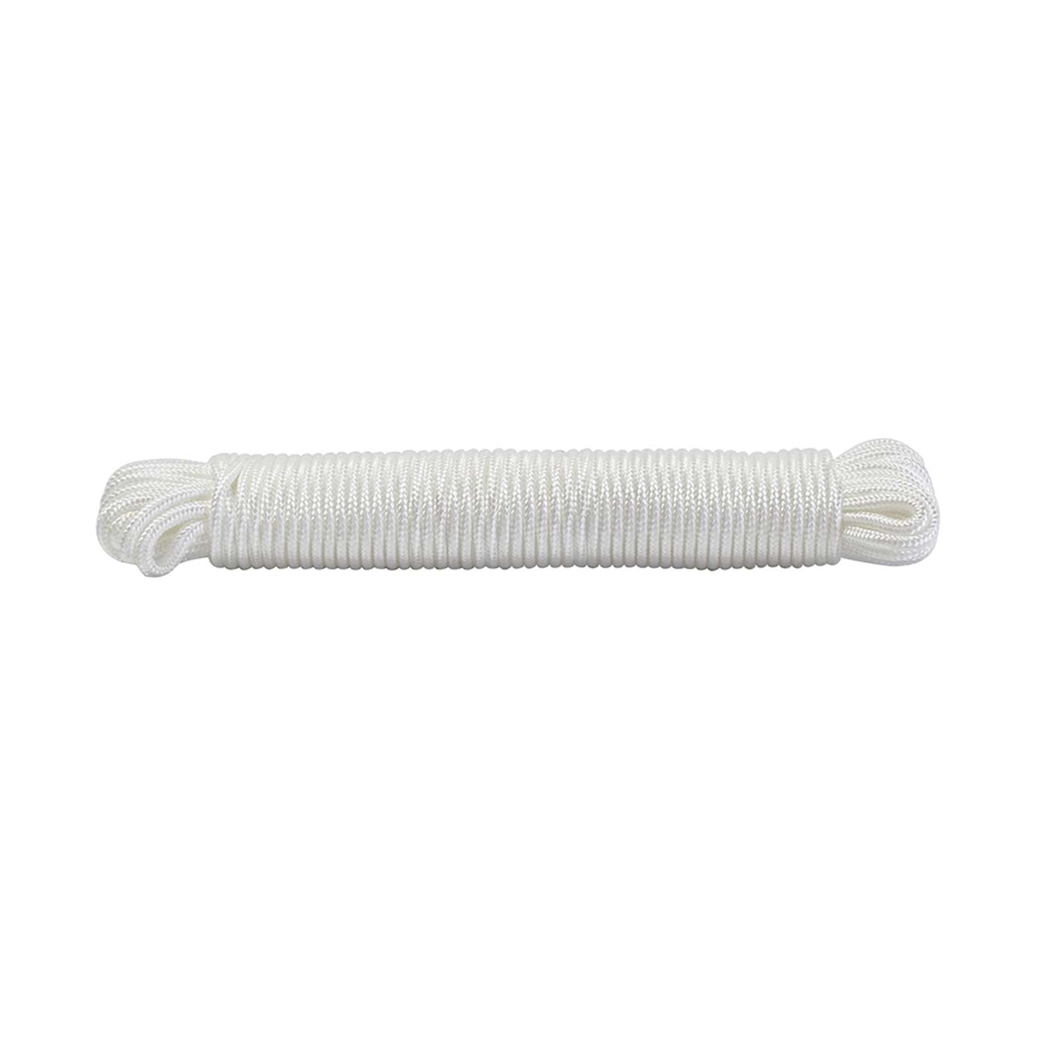 Ace 9/64 in x 48 ft White Braided Nylon Cord