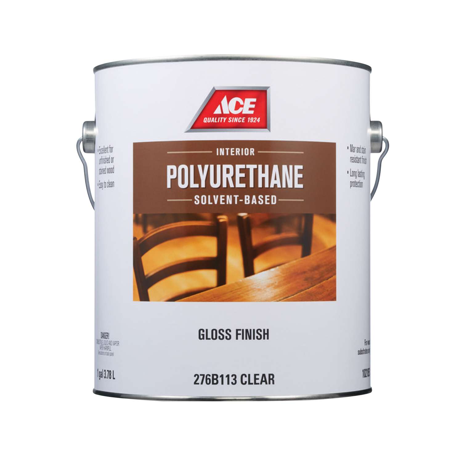 Ace Gloss Clear Polyurethane 1 gal. Ace Hardware