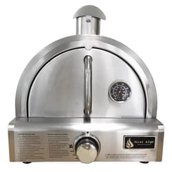 Mont Alpi Propane Gas Portable Pizza Oven Silver