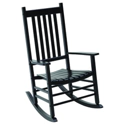 Jack Post Knollwood Black Wood Frame Rocking Chair