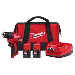 Milwaukee tool M12 3/8 in. Brushless Cordless Drill/Driver Kit (Battery & Charger)