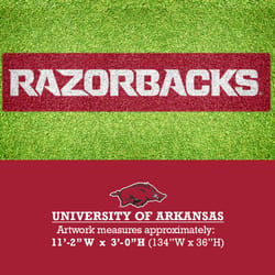 U-Stencil Razorbacks No Stick Lawn Stencil