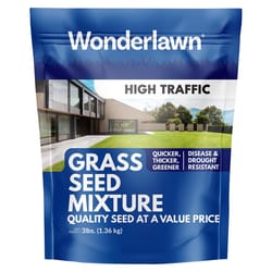 Wonderlawn High Traffic Mixed Sun or Shade Grass Seed 3 lb