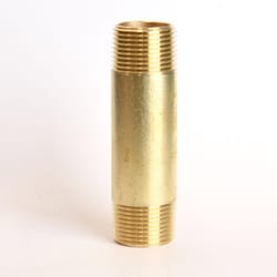 ATC 3/4 in. MPT X 3/4 in. D MPT Yellow Brass Nipple 3-1/2 in. L