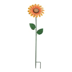 Regal Art & Gift Metal Orange 36 in. H Outdoor Garden Stake