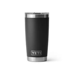 YETI Rambler 20 oz Black BPA Free Tumbler with MagSlider Lid