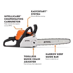 STIHL MS 180 C-BE 16 in. 31.8 cc Gas Chainsaw
