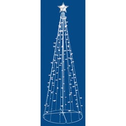 Sienna Incandescent Clear 84 in. Twinkle String Tree Yard Decor