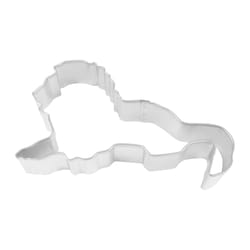 R&M International 5 in. L Lion Cookie Cutter Silver 1 pc