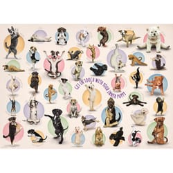 Eurographics Yoga Puppies Jigsaw Puzzles Multicolored 300 pc