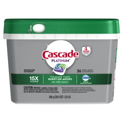 Cascade Platinum Actionpacs Fresh Scent Pods Dishwasher Detergent 20 oz 36 pk
