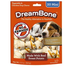 DreamBone Chicken/Sweet Potato Chews For Dog 24 pk