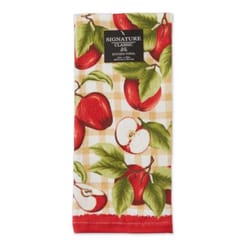 Kane Home Multicolored Cotton Red Apples Kitchen Towel 1 pk