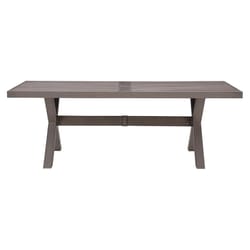 Signature Design by Ashley Hillside Barn Brown Rectangular Resin Contemporary Dining Table