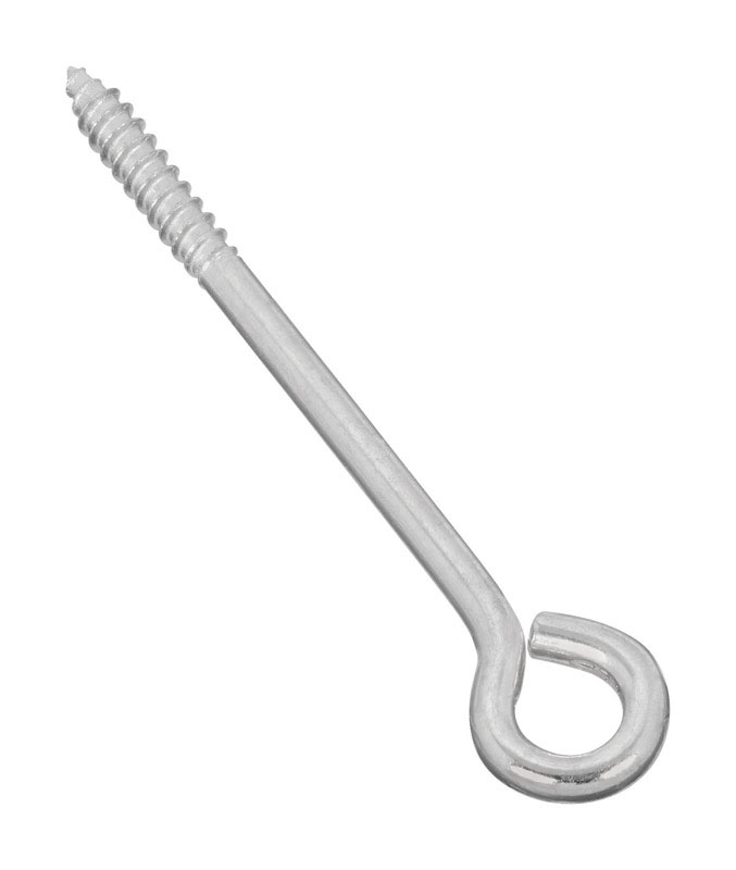 UPC 038613122741 product image for National Hardware 5 in. L Silver Steel Zinc-Plated 1 pk Lag Screw Eye | upcitemdb.com