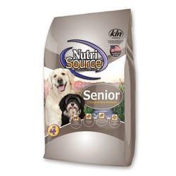 NutriSource Senior Chicken and Rice Cubes Dog Food 26 lb