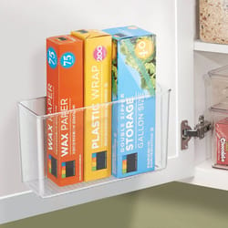 iDesign Affixx Linus 6-1/2 in. H X 3-1/2 in. W X 11 in. L Clear Cabinet Organizer